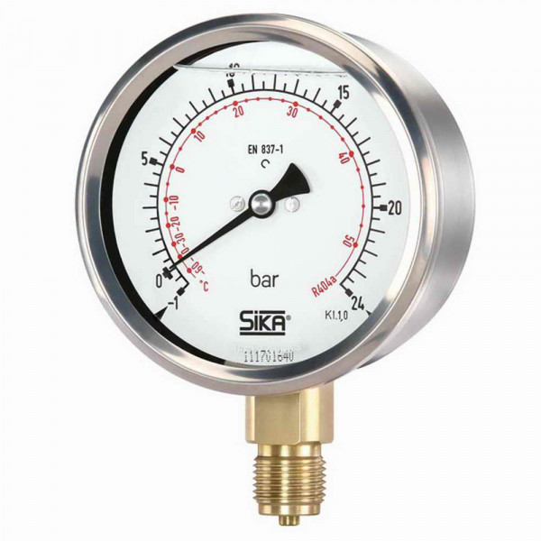 Pressure gauge -1 to 30 bar 100mm