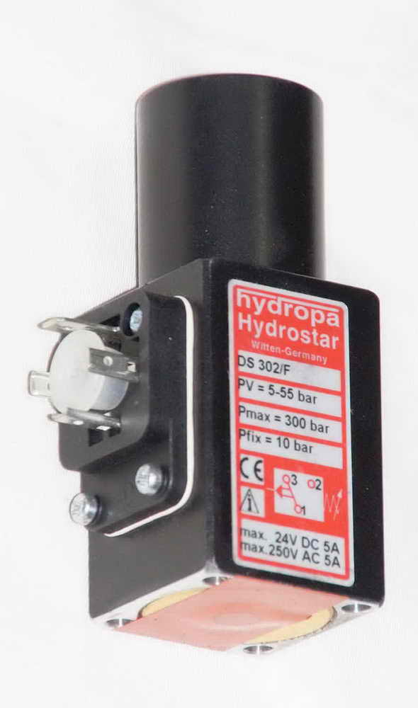 HYDROPA HYDROSTAR DS 307 abschließbarer Druckschalter Pressure switch max 300bar 